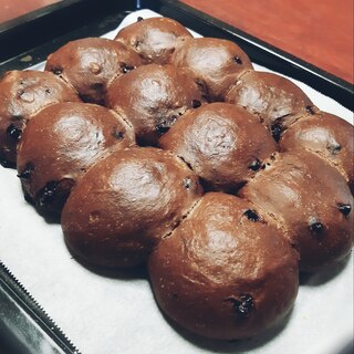 短時間◎ふわふわ◎チョコちぎりパン